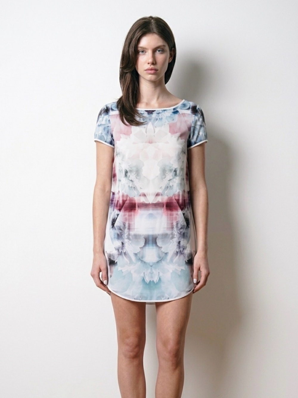 Goldie t-shirt dress - kaleidoscope floral design